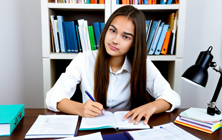Studying with NCS**

"A young woman, fully clothed in comfortable, professional attire, studying NCS (National Career Standards) documents at a bright, modern desk. She has a focused expression and is surrounded by textbooks and notes. Background: a clean, organized home office with a bookshelf filled with career development resources. Safe for work, appropriate content, fully clothed, professional, modest, perfect anatomy, correct proportions, natural pose, well-formed hands, proper finger count, natural body proportions, high quality, professional photography."

**