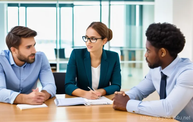 직업상담사 스터디 그룹 활용법 - Image Prompt 1: The Collaborative Deep Dive**