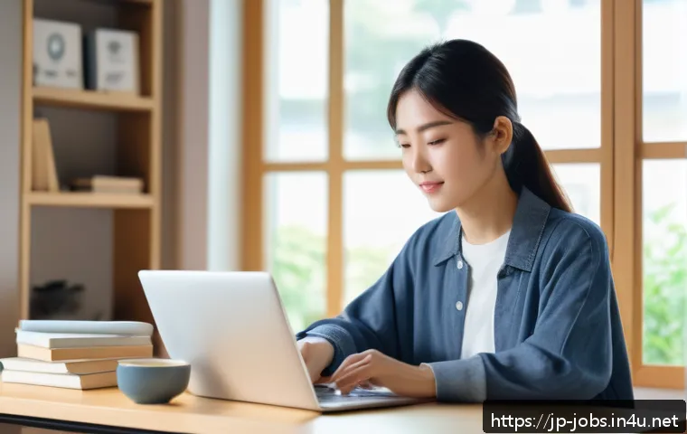 직업상담사 강의 추천 - A modern online learning environment featuring a young Japanese professional woman studying a vocati...